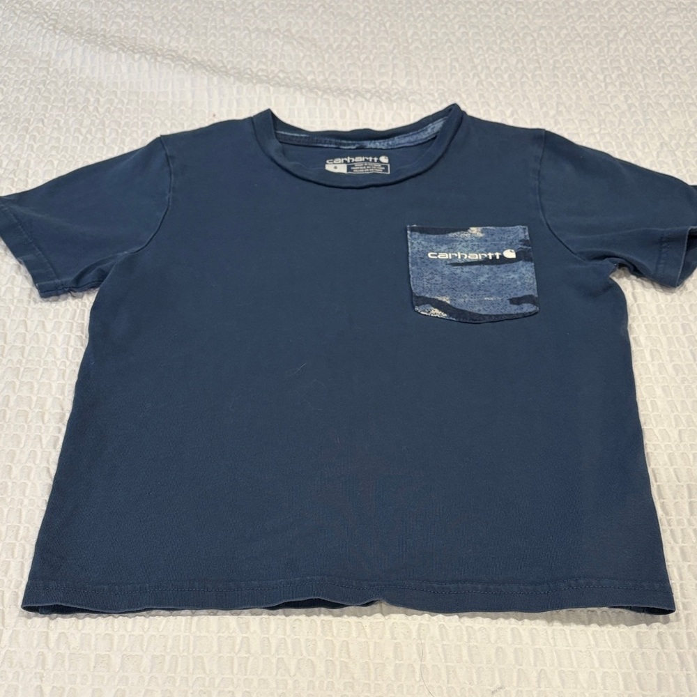Carhartt Kids Dark Blue Pocket Tee